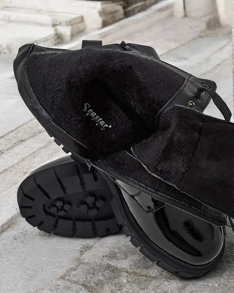 Royalfashion Дамски ботуши Operre с дантела