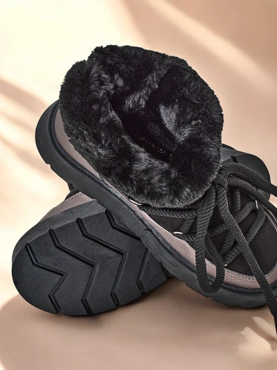 Дамски боти за сняг с връзки на топло Роялфешън Иниук