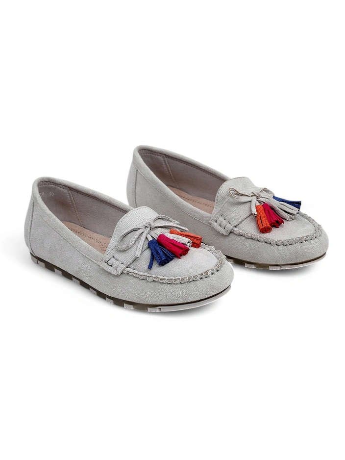 Royalfashion Жени екологични замшеви мокасини Zimmid