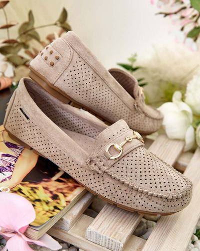 Royalfashion Дамски ажурни мокасини Mill