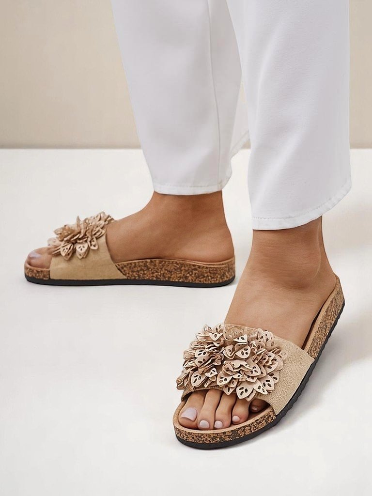 Royalfashion дамски сандали с цветя Occes