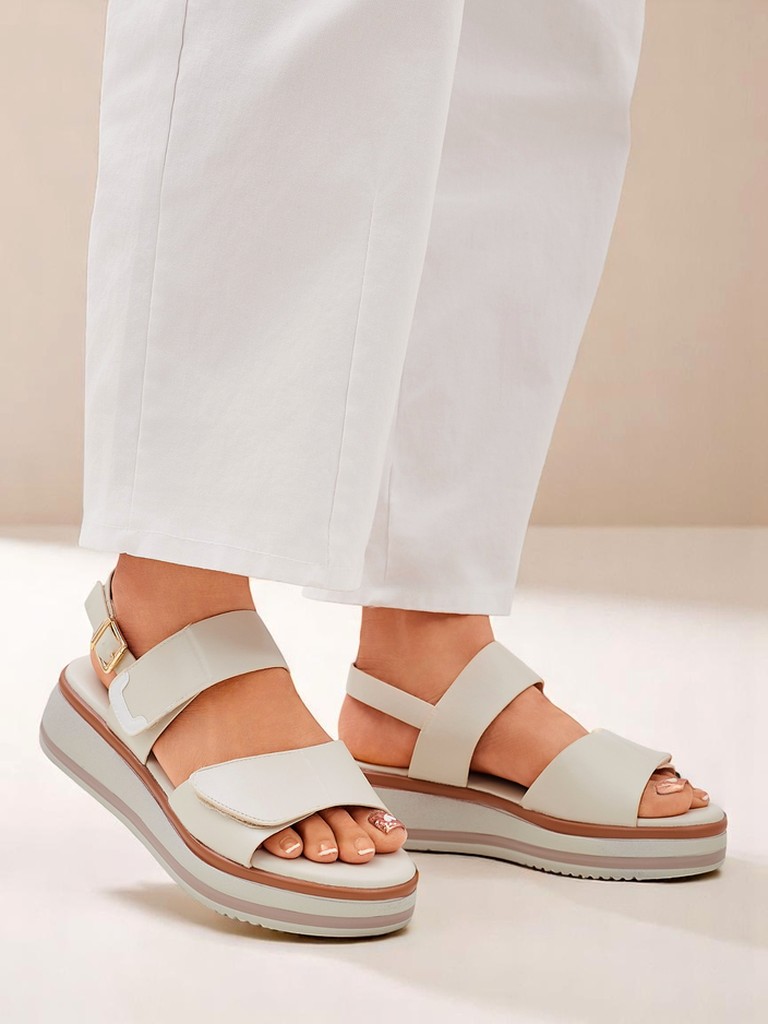 Royalfashion дамски сандали с по-дебела подметка Tulipp