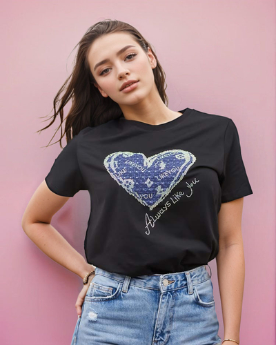 Royalfashion Дамска тениска с щампа