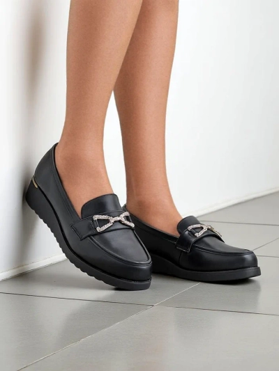 Royalfashion Жени мокасини на ниска платформа Leffo