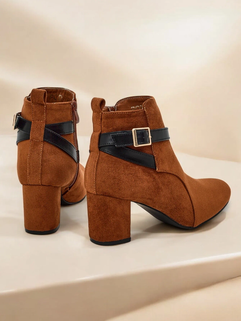 Дамски платформени глезенски боти Royalfashion Eloron