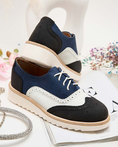 Royalfashion Дамски полуобувки Novlas с връзки