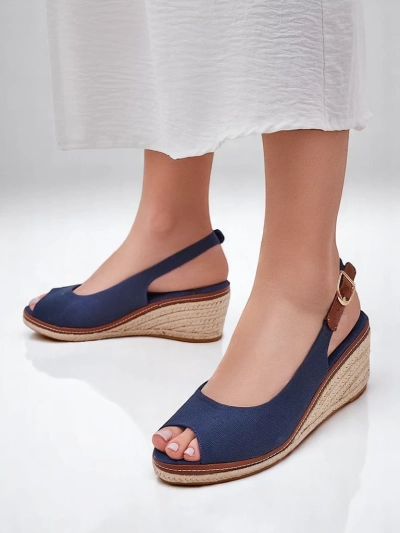 Женски сандали на ток Royalfashion с отворен нос Тафенис