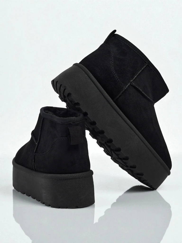 Къси дамски боти а ла сноубутс Vespera