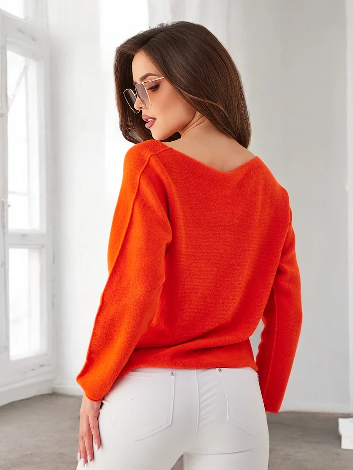 Royalfashion Вискозен тънък дамски пуловер