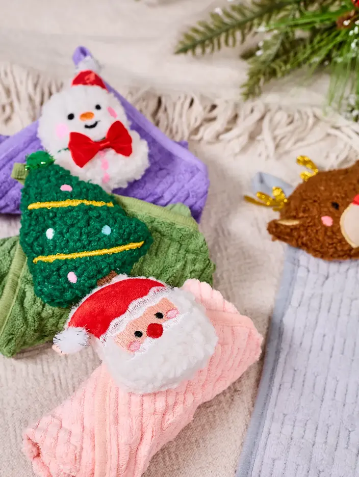 Royalfashion Коледа хавлиен комплект щастлива Коледа