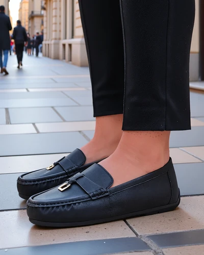 Royalfashion Матовени женски мокасини Тимоно