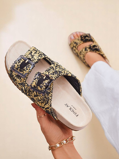 Royalfashion Дамски сандали с катарами Samorra