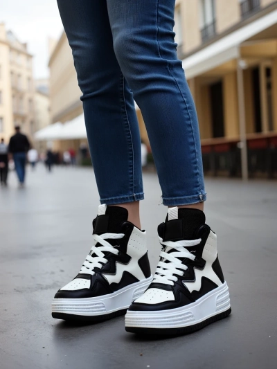 Royalfashion Високи дамски спортни обувки Quiedy