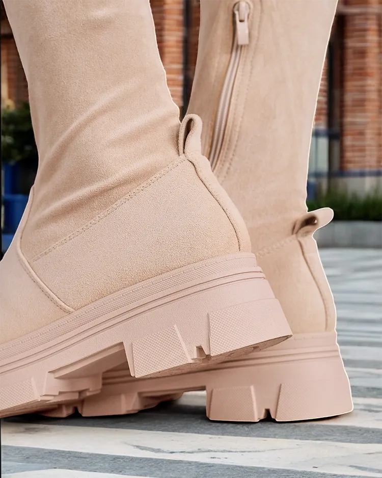 Женски ботуши над коляното Royalfashion модел Aniaf