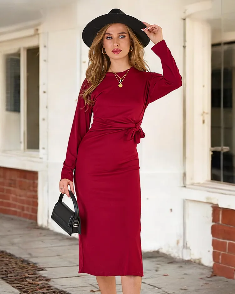 Royalfashion Дамска миди рокля