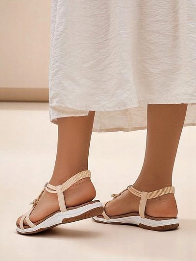 Royalfashion дамски сандали с украса Fiacco