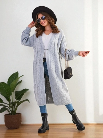 Royalfashion Дамски плетен пуловер