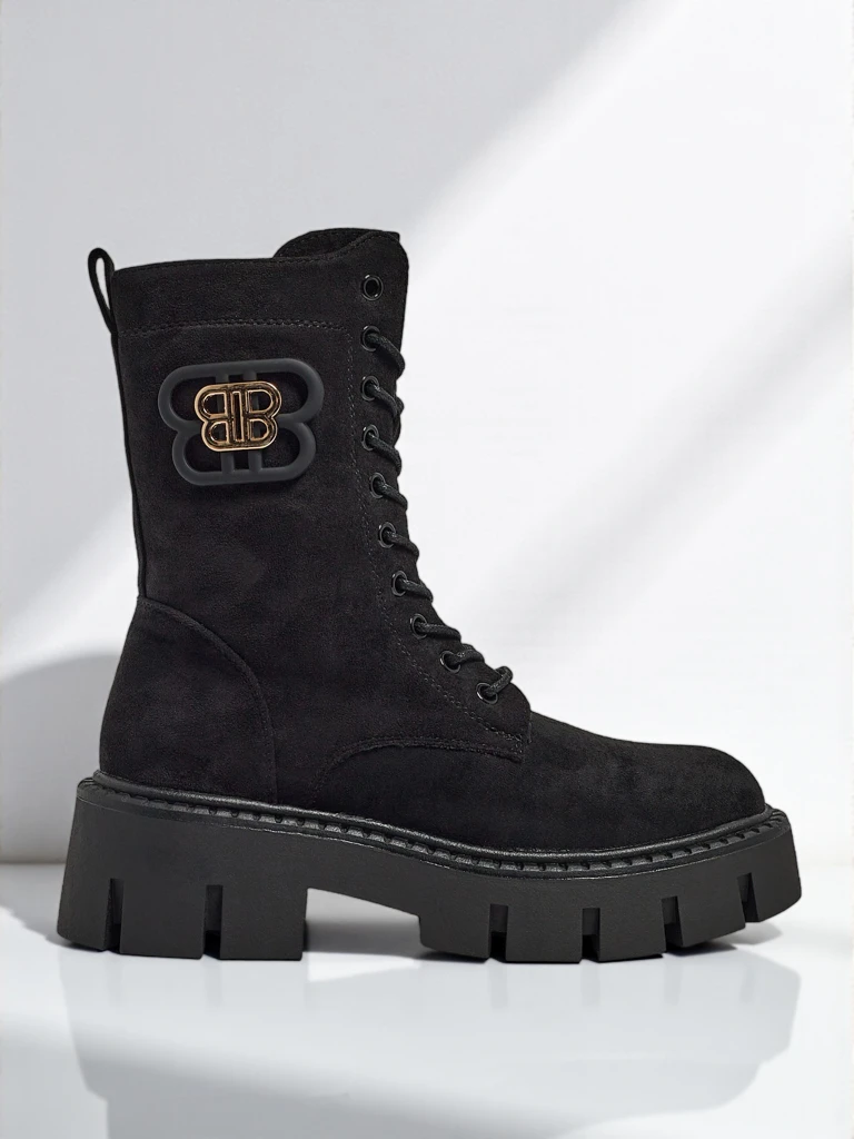 Royalfashion Дамски боти тип работнически Milloze