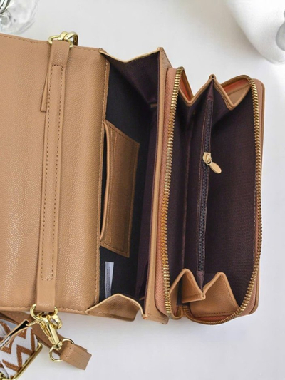 Royalfashion Многофункционален капитониран портфейл-чантичка на презрамка Multi Culti