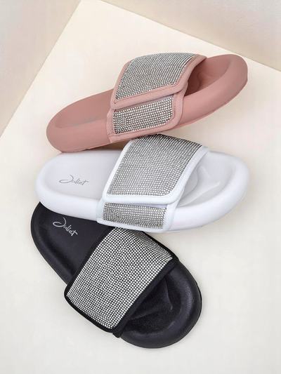 Royalfashion Дамски чехли на плоска подметка Sparkle Step