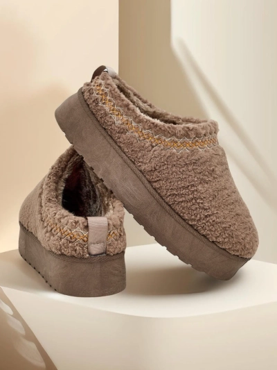 Royalfashion Къси дамски снежни ботуши Sesele