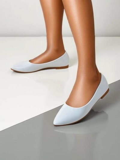 Royalfashion Женски патентови балетни обувки Aramiese