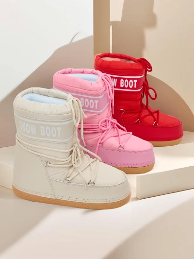 Дамски зимни боти Royalfashion с маншет Soblesia