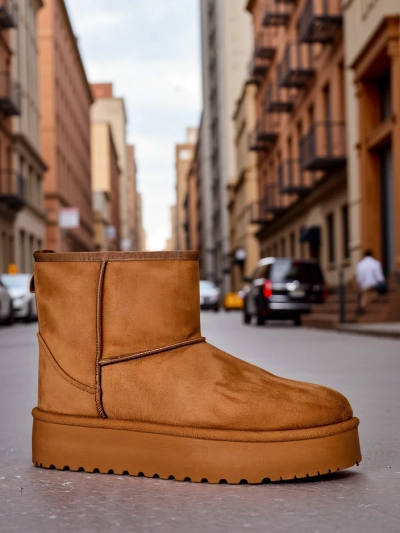 Royalfashion Къси ботушки, наподобяващи дамски зимни ботуши Eforte