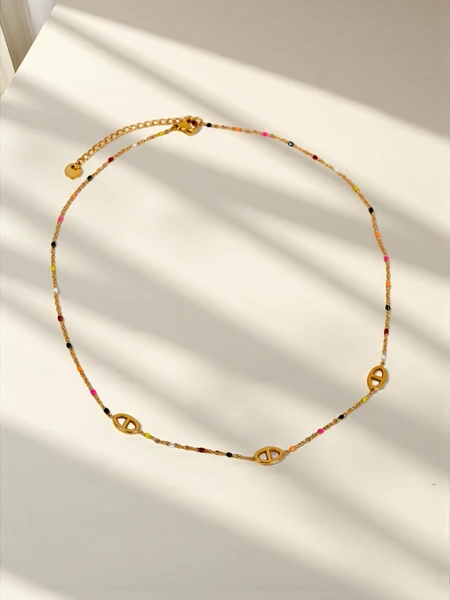 Колие Aelia Maane – нежна верижка с мъниста