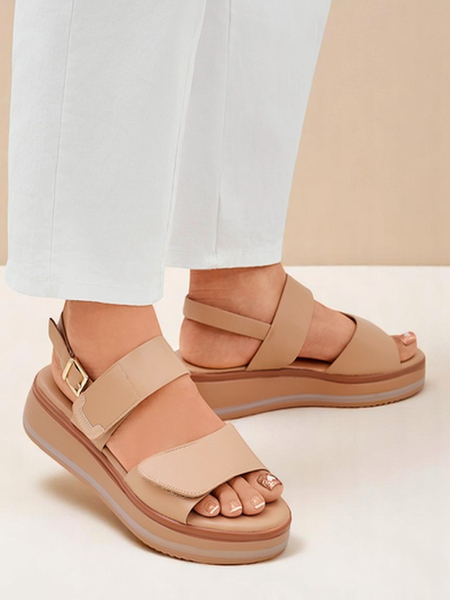 Royalfashion Дамски сандали с по-дебела подметка Tulipp