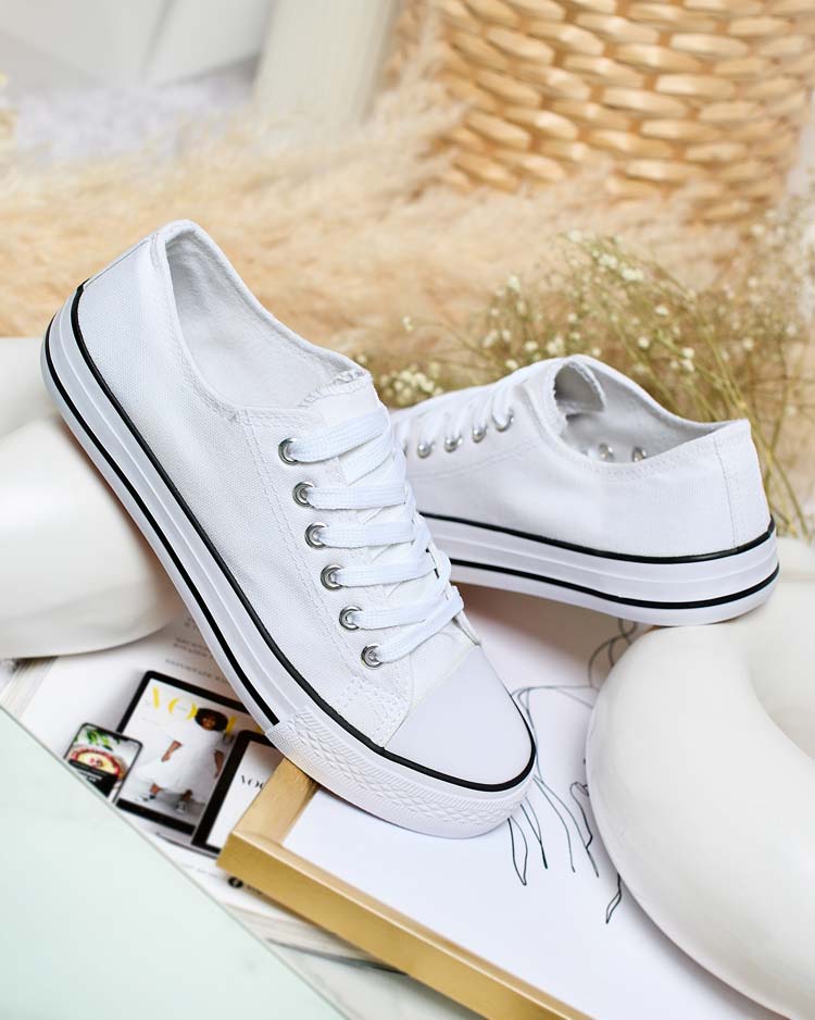 Royalfashion Дамски класически маратонки с връзки Ogisea