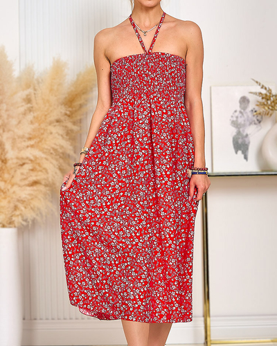 Royalfashion Дамска рокля с принт до коляното