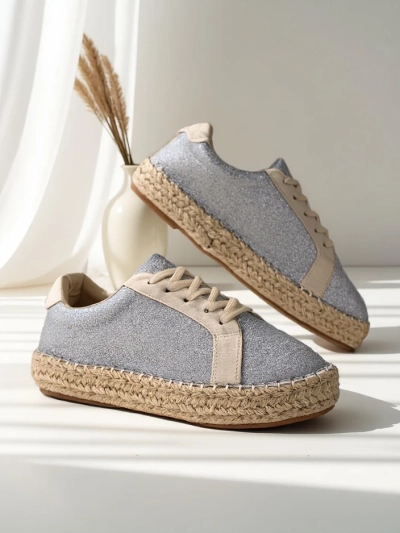 Royalfashion Дамски маратонки с блестящи елементи Sercele