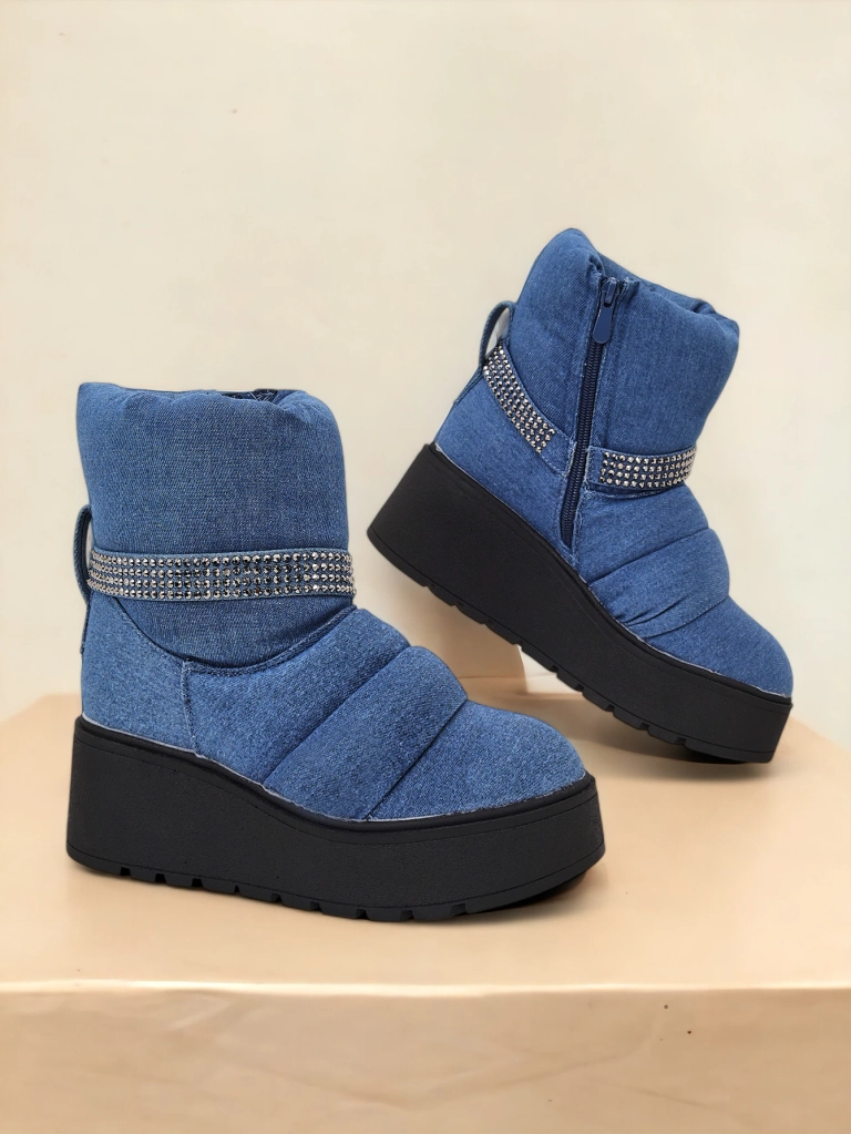 Royalfashion Дамски ботуши на платформа Renosi