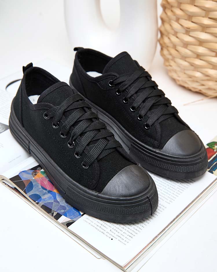 Royalfashion Дамски класически маратонки с връзки Seleas