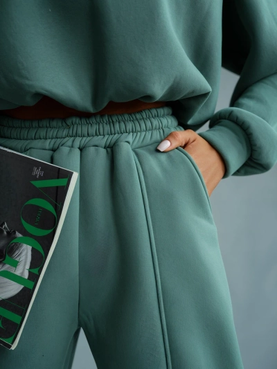 Royalfashion Памучен дамски комплект от два части