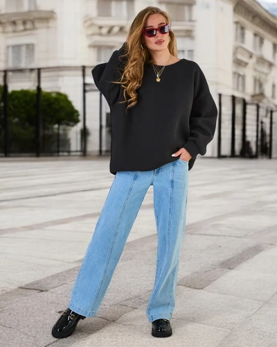 Royalfashion Дамски суитшърт oversize