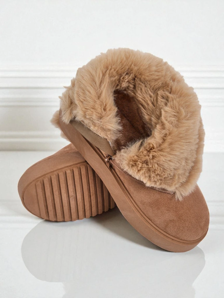 Royalfashion Къси дамски боти тип снегоходки Winter Crest