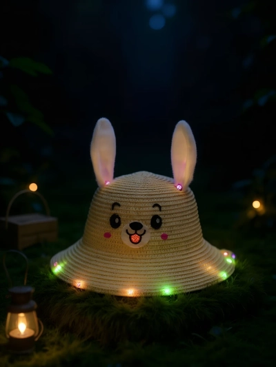 Royalfashion Детска сламена шапка Glow Puppy Hat