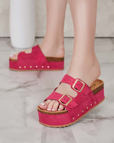 Royalfashion Дамски джапанки на платформа Sodass