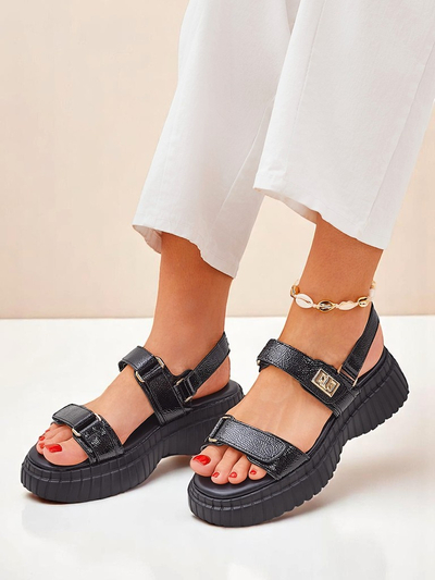 Royalfashion дамски сандали с по-дебела подметка Aganda