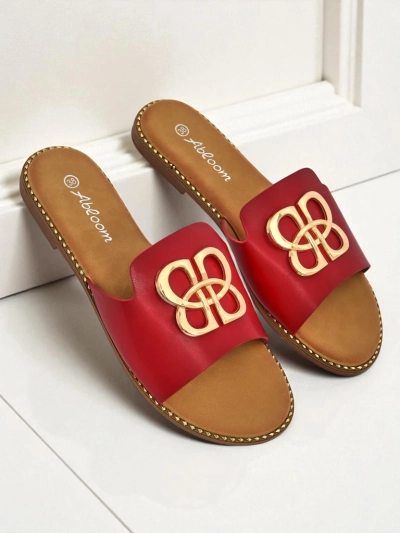 Royalfashion Дамски чехли с равна подметка Heraklia