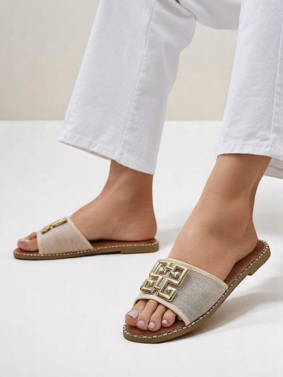 Royalfashion дамски чехли с плоска подметка Rorole