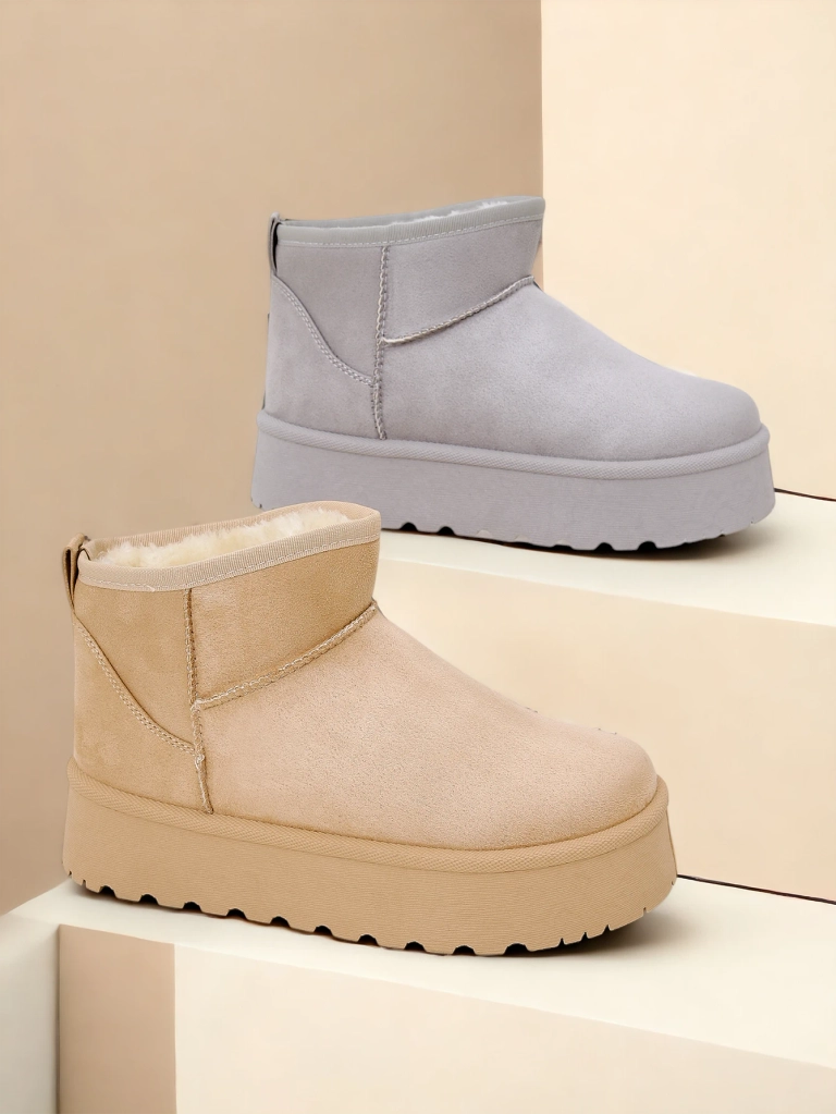 Royalfashion Къси снежни ботуши за жени Fofio