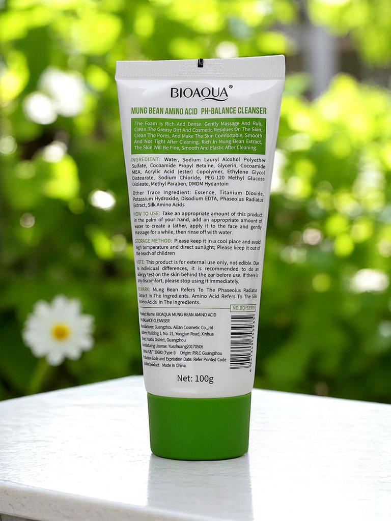 Почистваща пяна с екстракт от боб