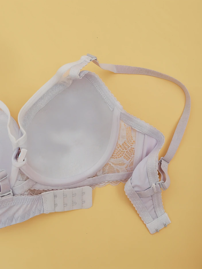 Royalfashion дамски сутиен с подплънки и мрежа