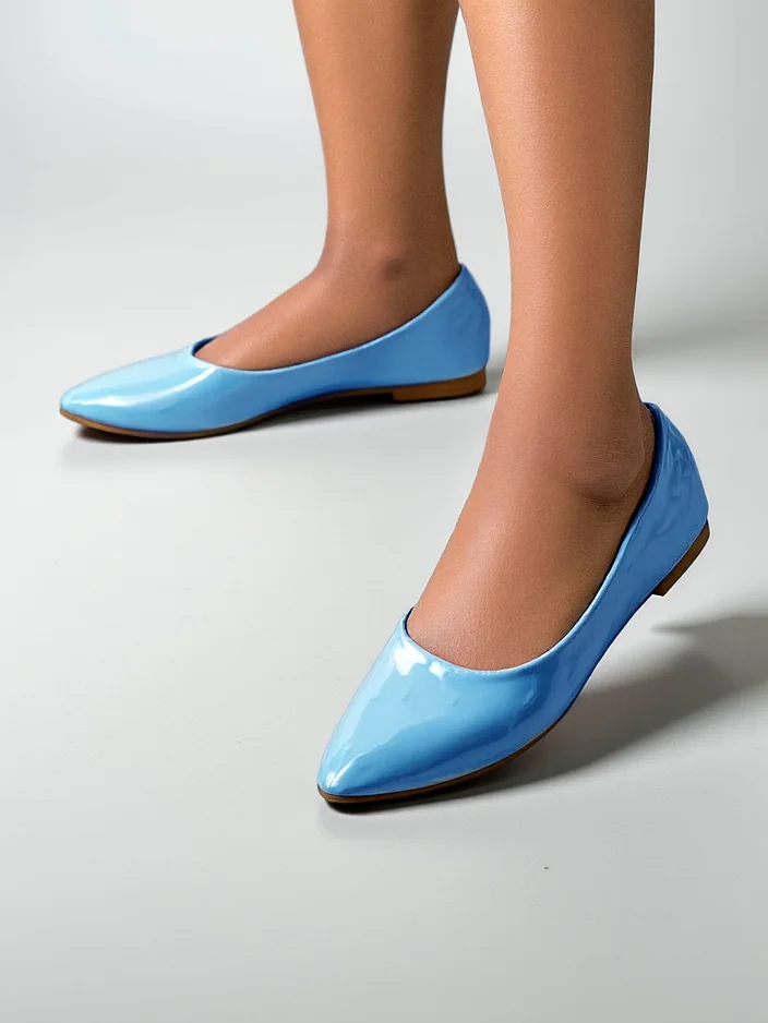 Royalfashion дамски патентовани балеринки Aramiese