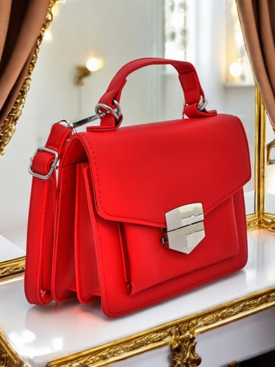 Royalfashion Дамска чантичка тип плик с дръжка Amalthea Avorio