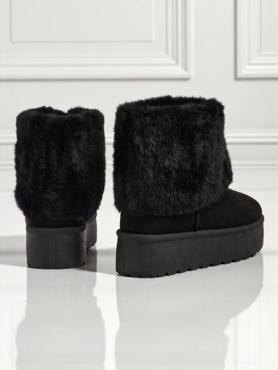 Дамски ботуши тип снегоходки с пухкава подплата Irelle