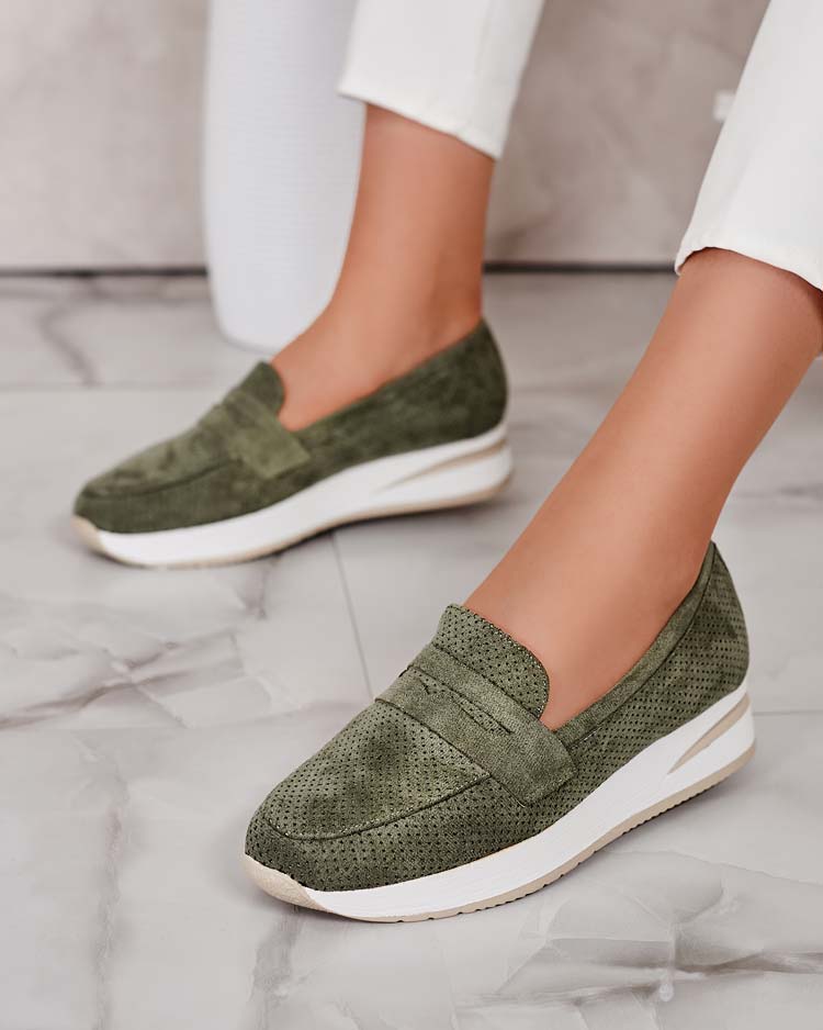 Royalfashion Дамски мокасини с нисък ток Sirn